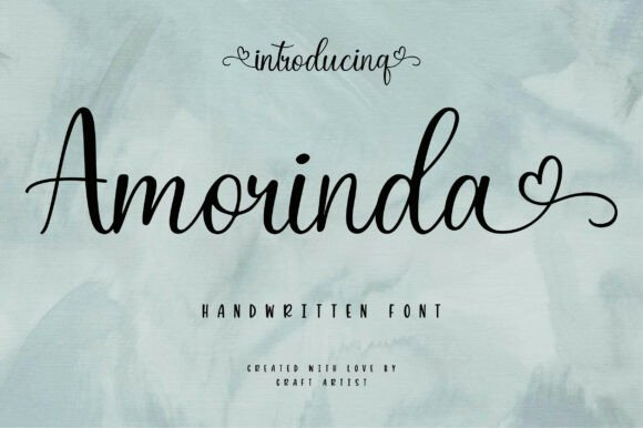 Amorinda: A Handwritten Font for Polished Branding