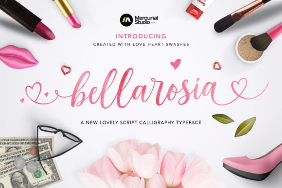 Bellarosia: A Calligraphy Font for Digital Romance