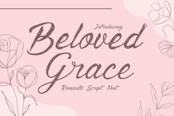Beloved Grace: A Romantic Script Font for Campaign Elegance