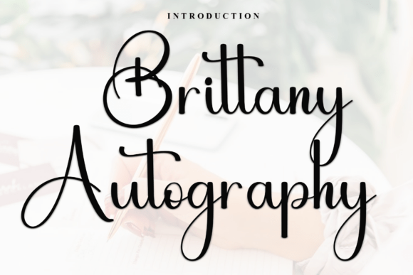 Brittany Autography: A Friendly Font for Editorial Expression