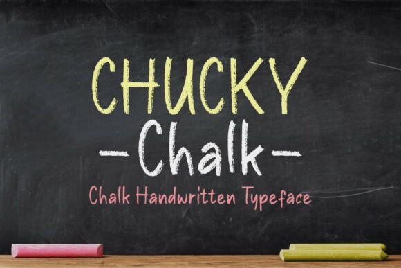 Chucky Chalk: A Premium Font for Authentic Marketing