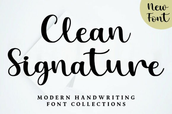 Clean Signature: The Essential Font for Handmade Products