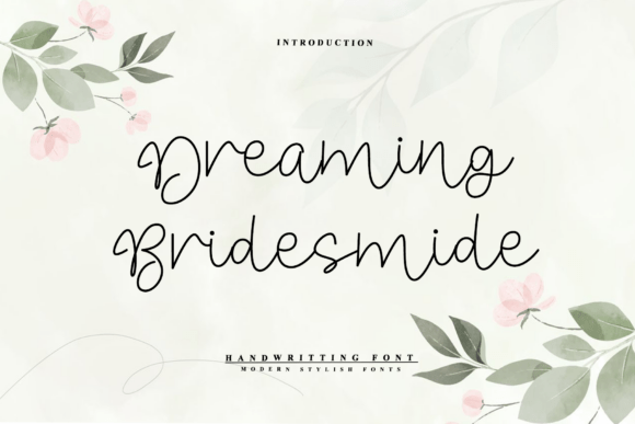 Dreaming Bridesmide: A Graceful Font for Creative Handmade Projects