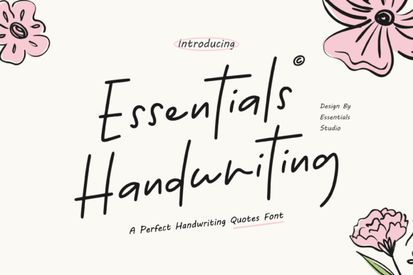 Essentials Handwriting: A Font That Builds Your Brand