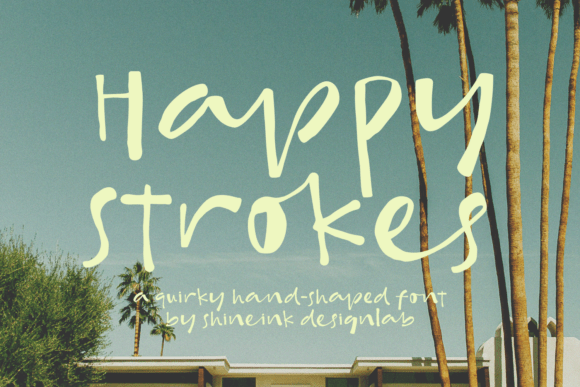 Happy Strokes Font for Authentic Online Branding