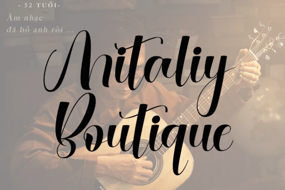 Mitaliy Boutique: A Lovely Handwritten Font for Editorial Design