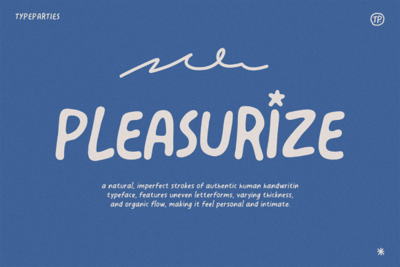 Pleasurize: A Handwritten Font for Branding Your Business