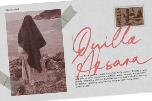 Quilla Aksara: A Typeface That Brings Authentic Penmanship to the Web
