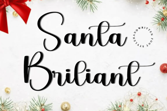 Santa Briliant: A Festive Font for Engaging Campaigns