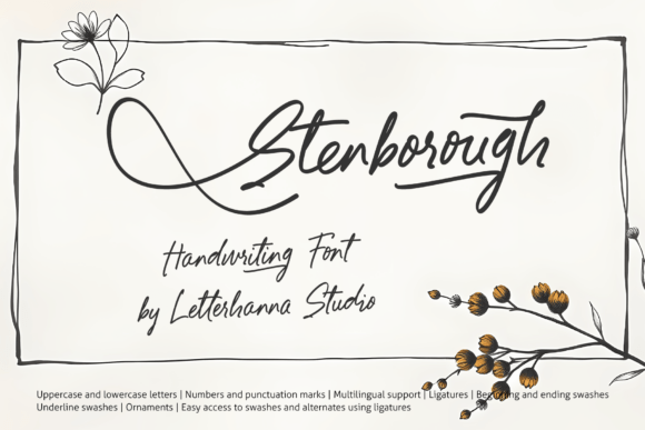 Stenborough: A Font for Editorial Character and Readable Charm