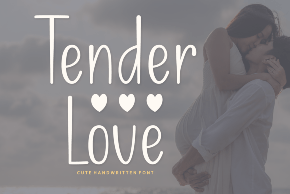 Testing the Tender Love Font for Branding Projects