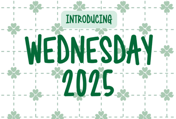 The Wednesday 2025 Font: A Handwritten Touch for Editorial Clarity