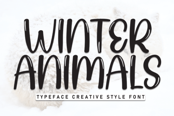 Using Winter Animals Font for a Real Branding Project